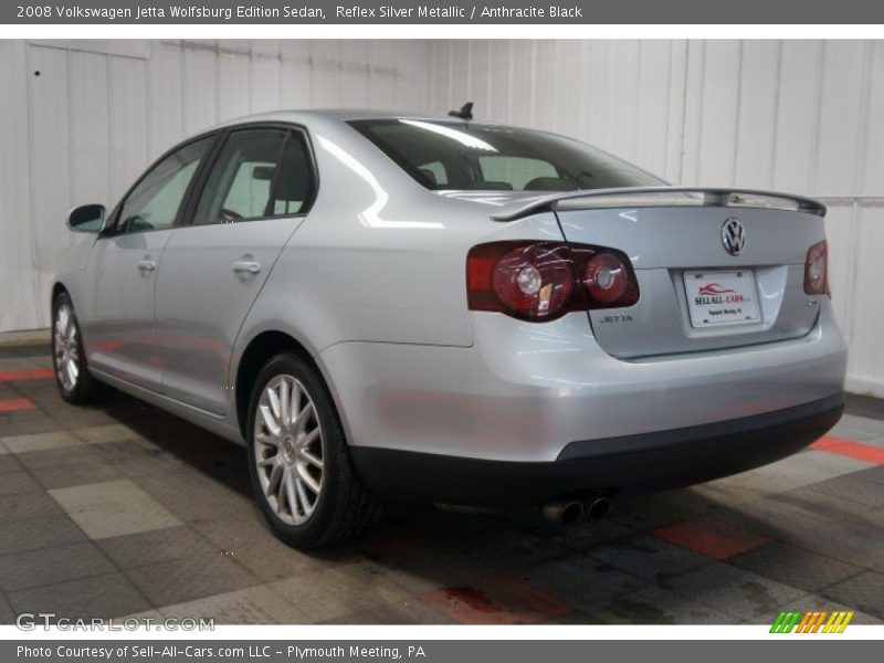 Reflex Silver Metallic / Anthracite Black 2008 Volkswagen Jetta Wolfsburg Edition Sedan