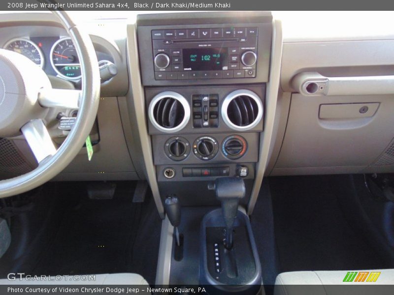 Black / Dark Khaki/Medium Khaki 2008 Jeep Wrangler Unlimited Sahara 4x4