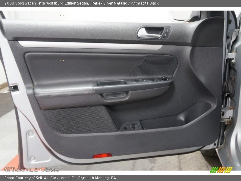 Reflex Silver Metallic / Anthracite Black 2008 Volkswagen Jetta Wolfsburg Edition Sedan
