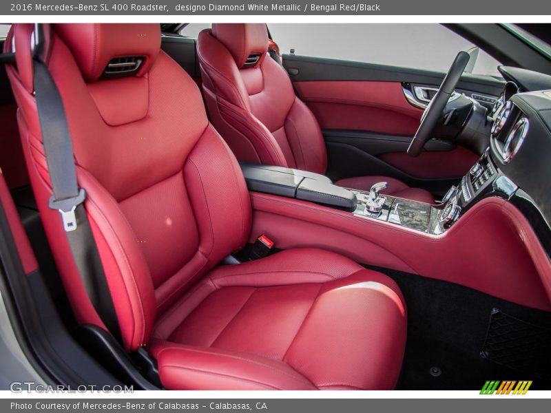  2016 SL 400 Roadster Bengal Red/Black Interior