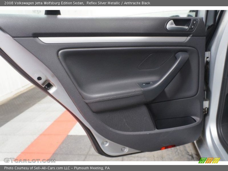 Reflex Silver Metallic / Anthracite Black 2008 Volkswagen Jetta Wolfsburg Edition Sedan