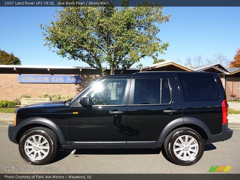 Java Black Pearl / Ebony Black 2007 Land Rover LR3 V8 SE
