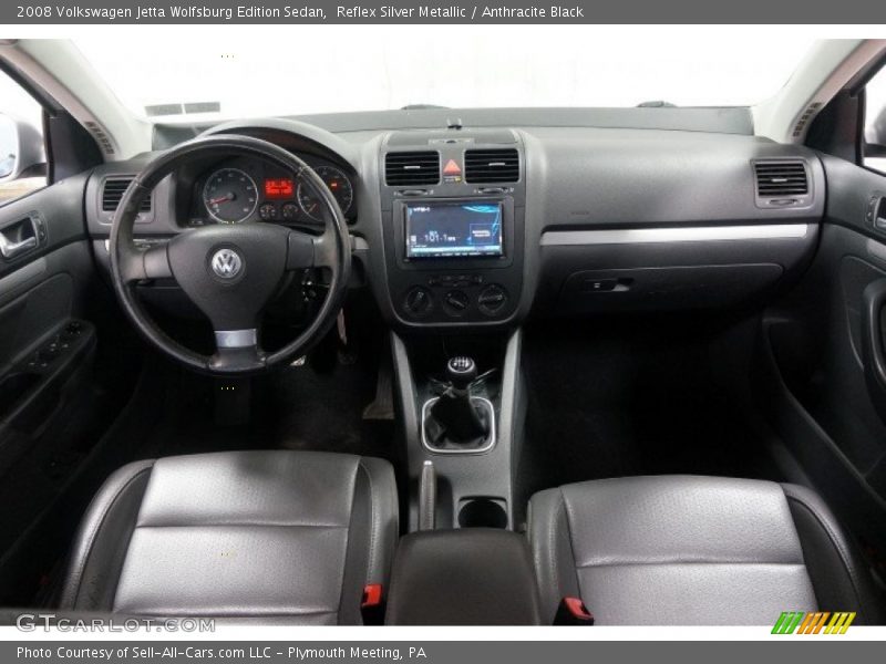 Reflex Silver Metallic / Anthracite Black 2008 Volkswagen Jetta Wolfsburg Edition Sedan