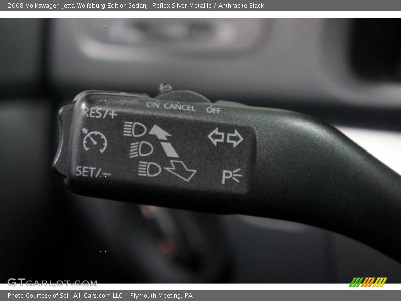 Reflex Silver Metallic / Anthracite Black 2008 Volkswagen Jetta Wolfsburg Edition Sedan