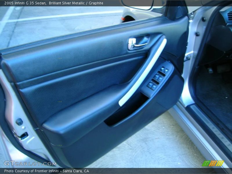 Brilliant Silver Metallic / Graphite 2005 Infiniti G 35 Sedan