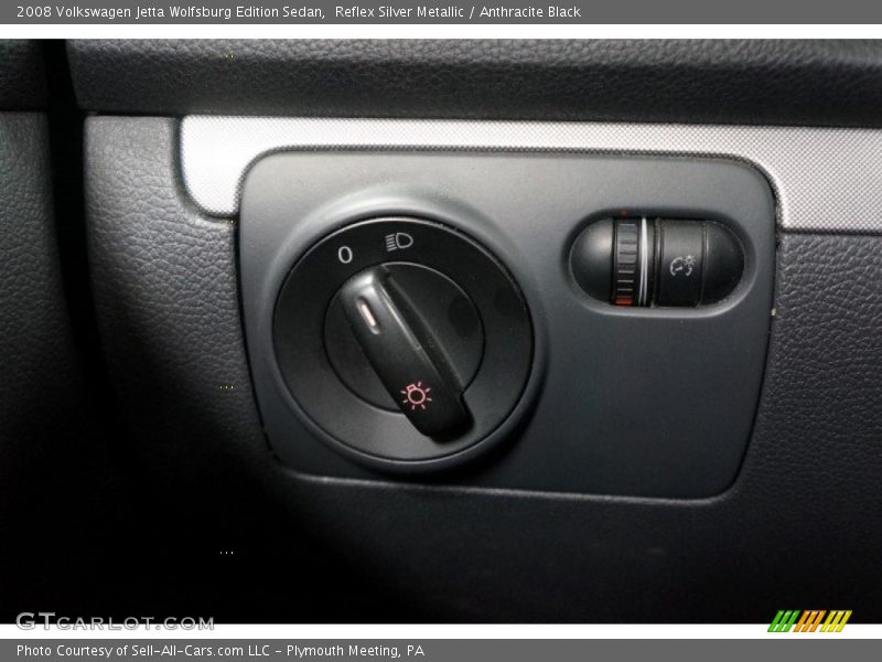 Reflex Silver Metallic / Anthracite Black 2008 Volkswagen Jetta Wolfsburg Edition Sedan