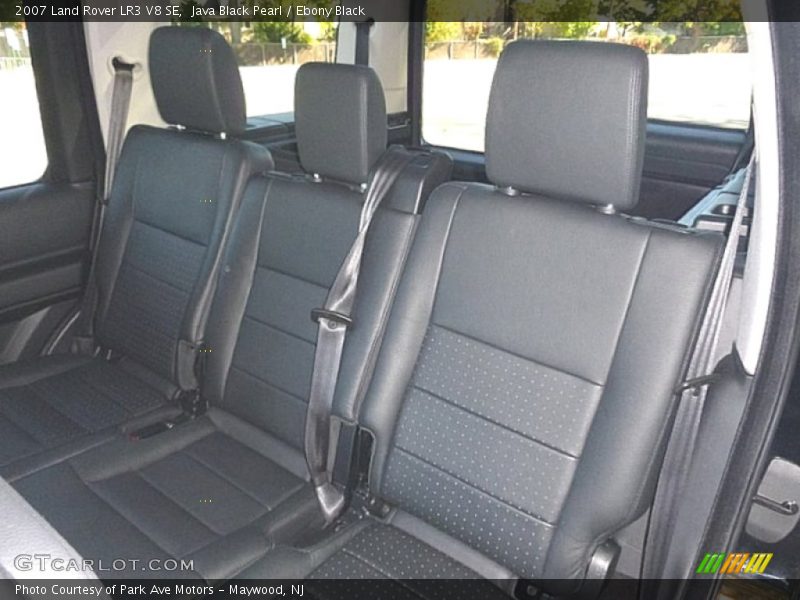 Java Black Pearl / Ebony Black 2007 Land Rover LR3 V8 SE