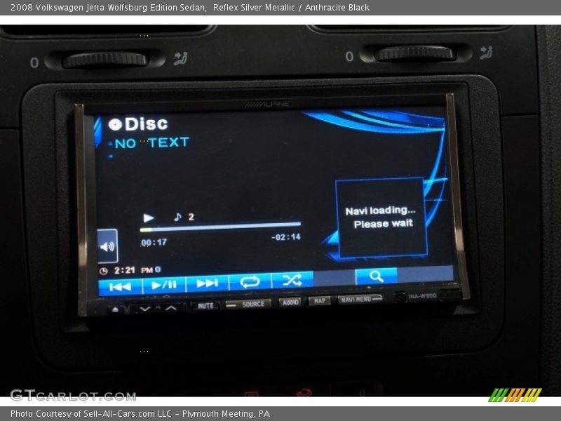 Reflex Silver Metallic / Anthracite Black 2008 Volkswagen Jetta Wolfsburg Edition Sedan