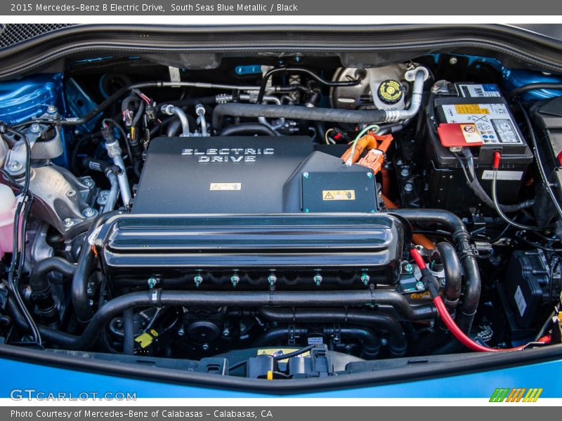 South Seas Blue Metallic / Black 2015 Mercedes-Benz B Electric Drive