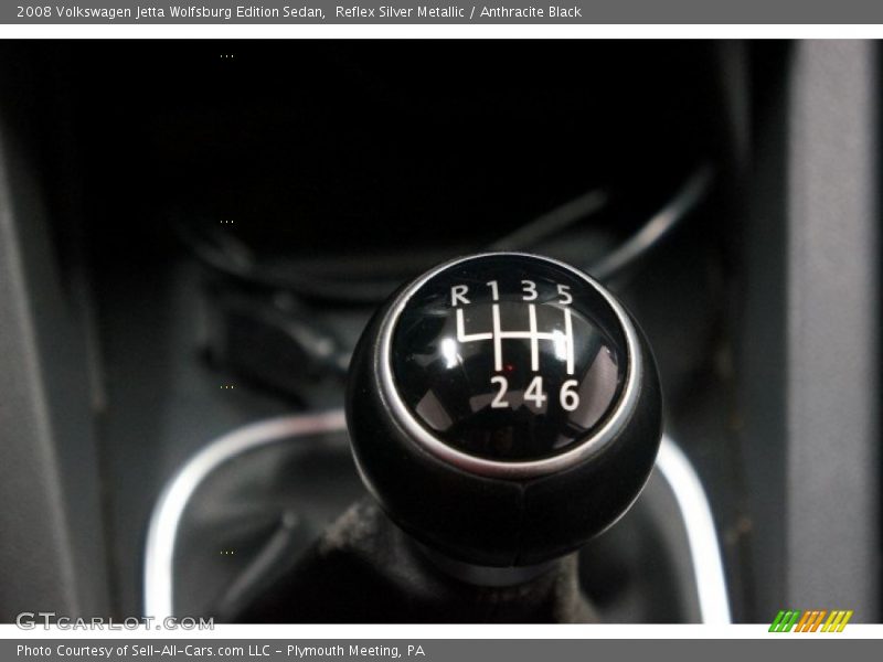 Reflex Silver Metallic / Anthracite Black 2008 Volkswagen Jetta Wolfsburg Edition Sedan