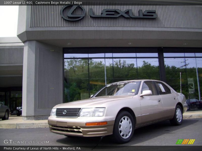 Cashmere Beige Metallic / Beige 1997 Lexus LS 400