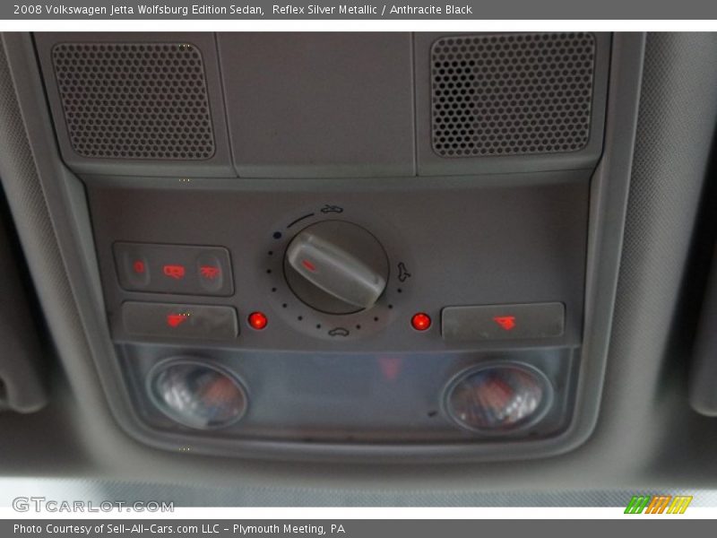 Reflex Silver Metallic / Anthracite Black 2008 Volkswagen Jetta Wolfsburg Edition Sedan