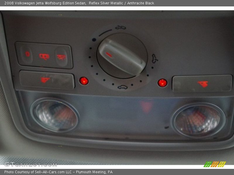 Reflex Silver Metallic / Anthracite Black 2008 Volkswagen Jetta Wolfsburg Edition Sedan