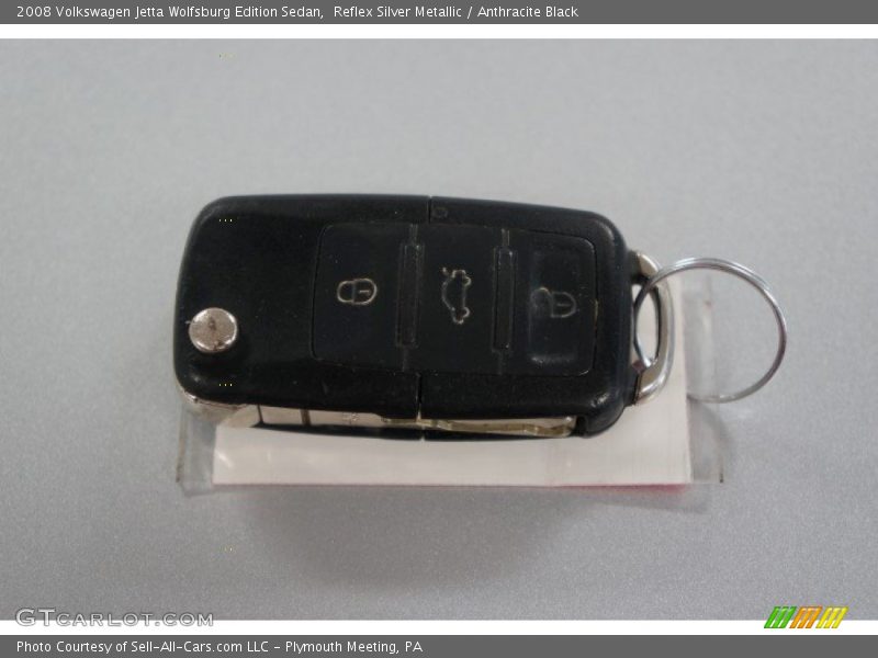 Reflex Silver Metallic / Anthracite Black 2008 Volkswagen Jetta Wolfsburg Edition Sedan
