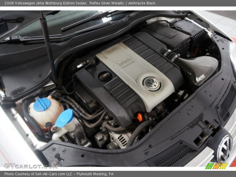 Reflex Silver Metallic / Anthracite Black 2008 Volkswagen Jetta Wolfsburg Edition Sedan