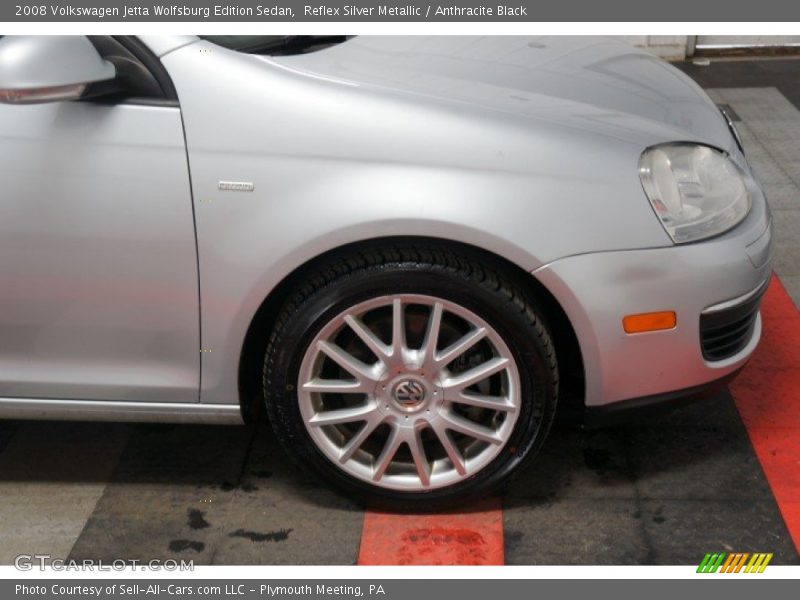 Reflex Silver Metallic / Anthracite Black 2008 Volkswagen Jetta Wolfsburg Edition Sedan