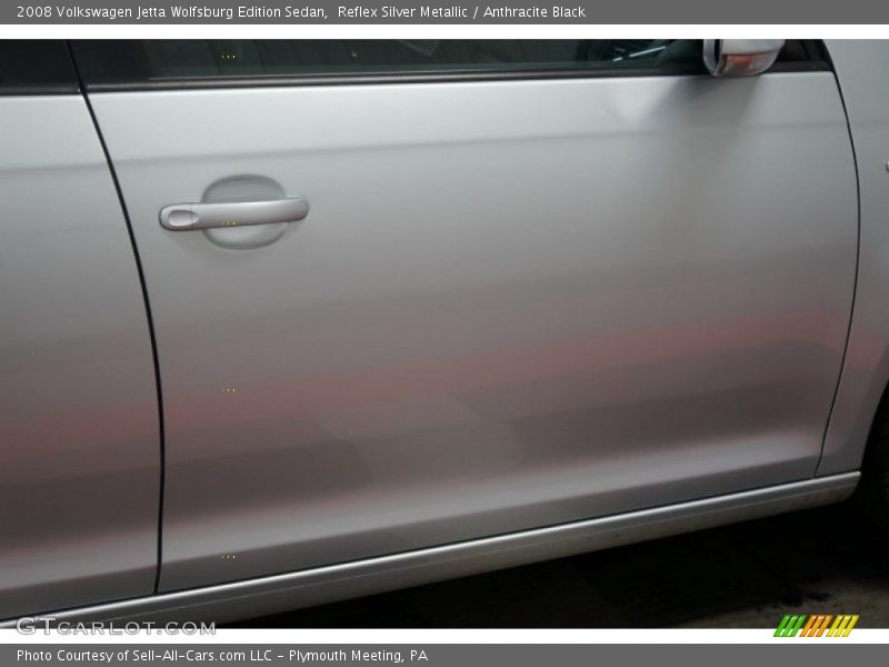 Reflex Silver Metallic / Anthracite Black 2008 Volkswagen Jetta Wolfsburg Edition Sedan
