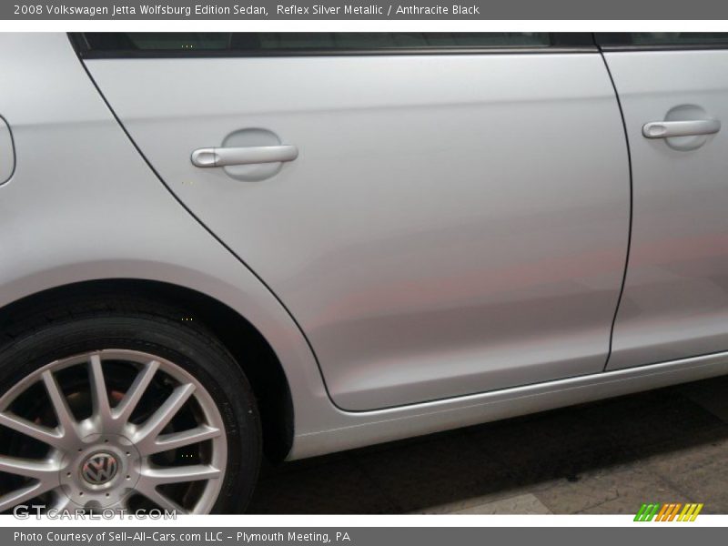 Reflex Silver Metallic / Anthracite Black 2008 Volkswagen Jetta Wolfsburg Edition Sedan