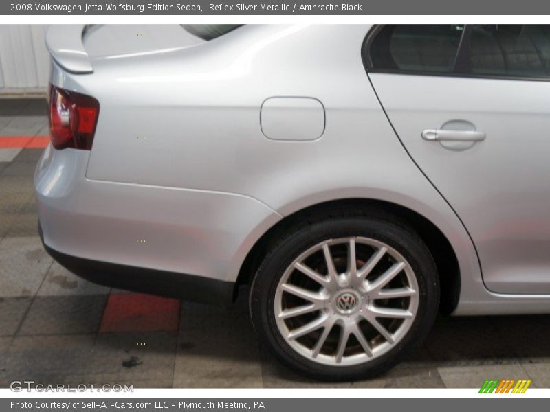 Reflex Silver Metallic / Anthracite Black 2008 Volkswagen Jetta Wolfsburg Edition Sedan