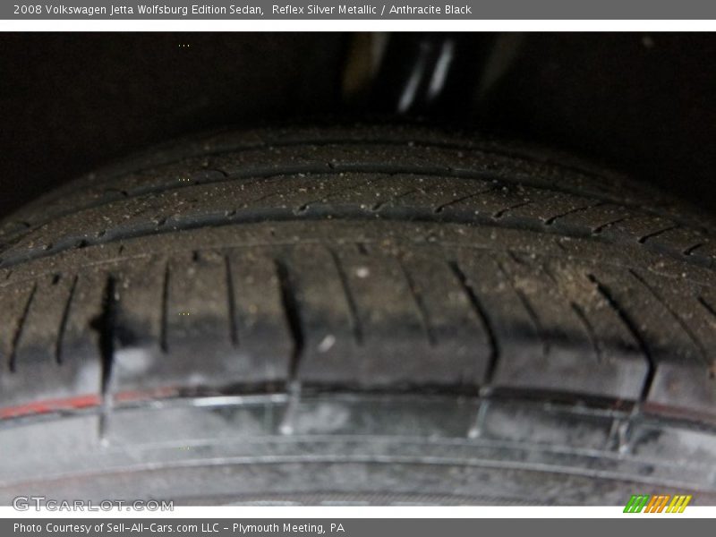 Reflex Silver Metallic / Anthracite Black 2008 Volkswagen Jetta Wolfsburg Edition Sedan