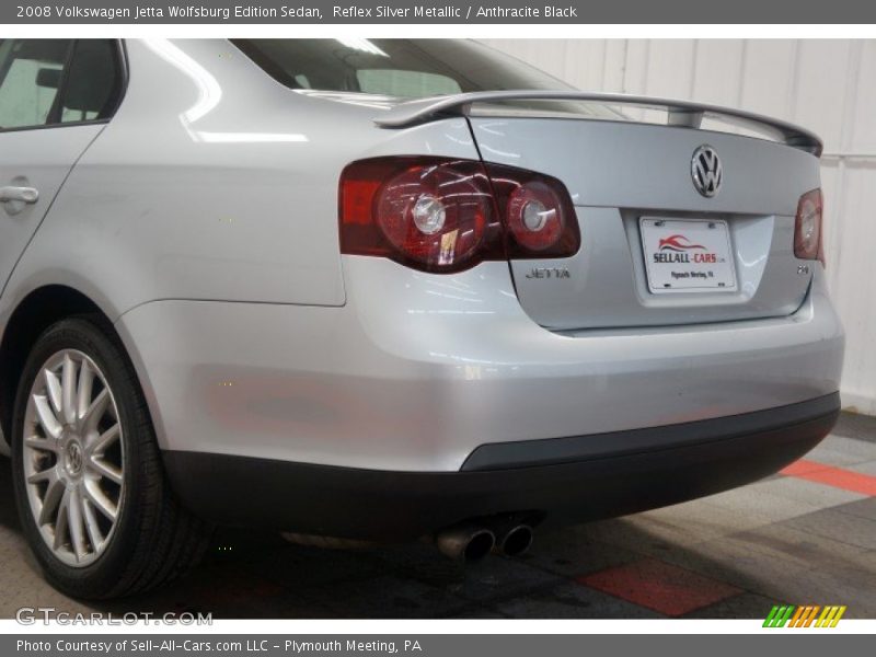 Reflex Silver Metallic / Anthracite Black 2008 Volkswagen Jetta Wolfsburg Edition Sedan