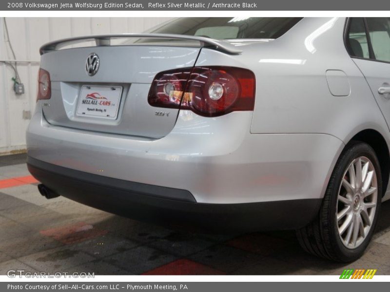 Reflex Silver Metallic / Anthracite Black 2008 Volkswagen Jetta Wolfsburg Edition Sedan