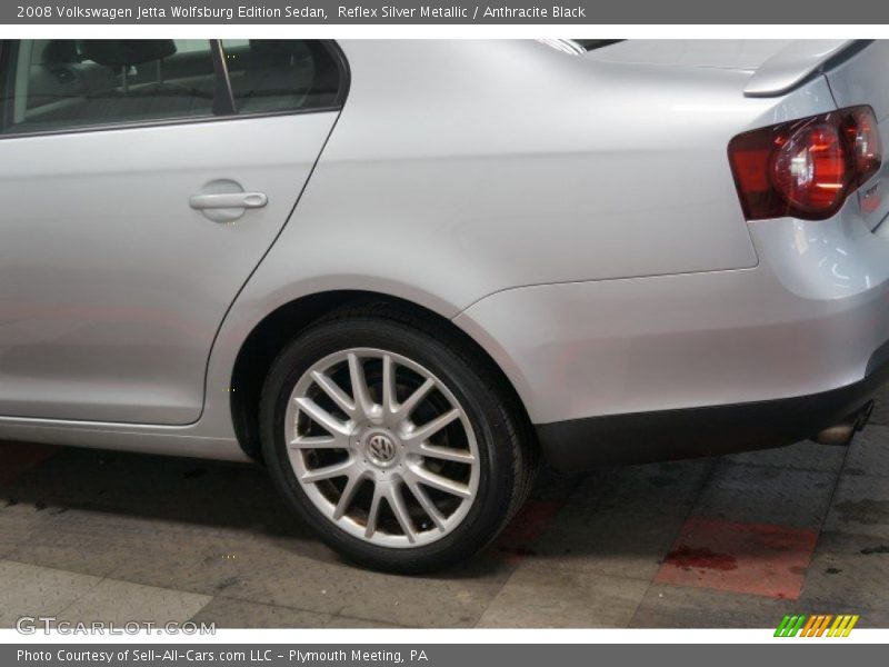 Reflex Silver Metallic / Anthracite Black 2008 Volkswagen Jetta Wolfsburg Edition Sedan