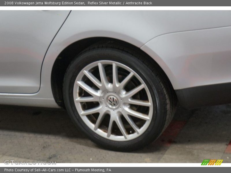 Reflex Silver Metallic / Anthracite Black 2008 Volkswagen Jetta Wolfsburg Edition Sedan