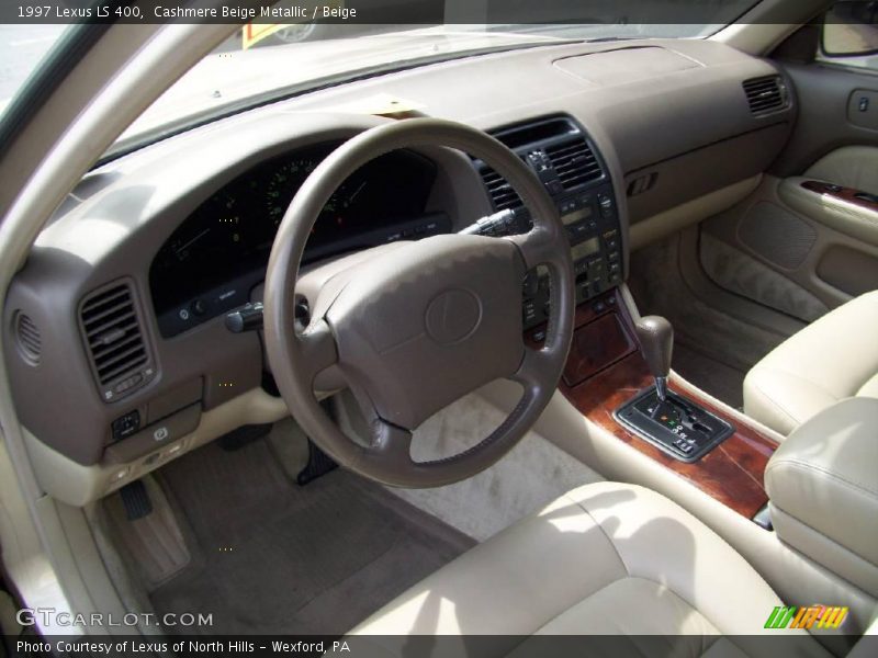 Cashmere Beige Metallic / Beige 1997 Lexus LS 400