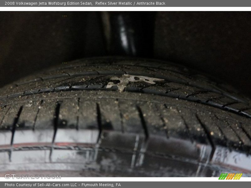 Reflex Silver Metallic / Anthracite Black 2008 Volkswagen Jetta Wolfsburg Edition Sedan