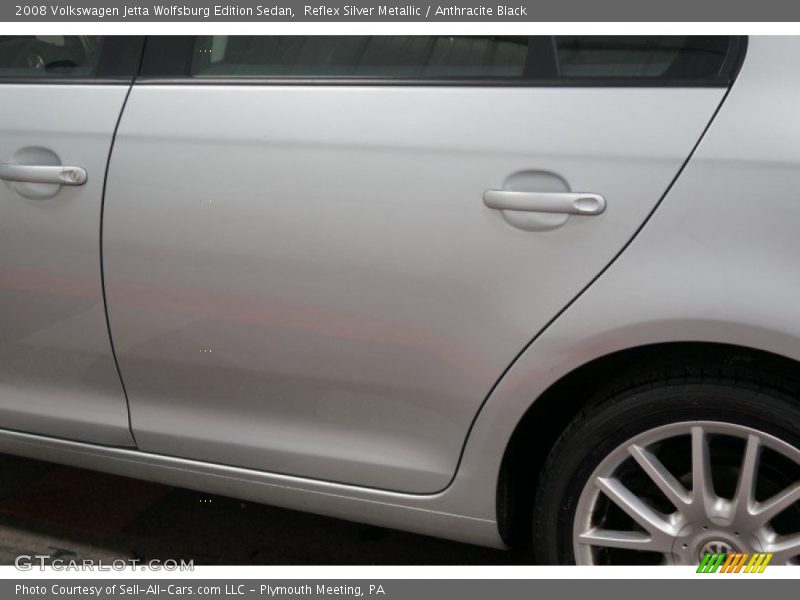 Reflex Silver Metallic / Anthracite Black 2008 Volkswagen Jetta Wolfsburg Edition Sedan