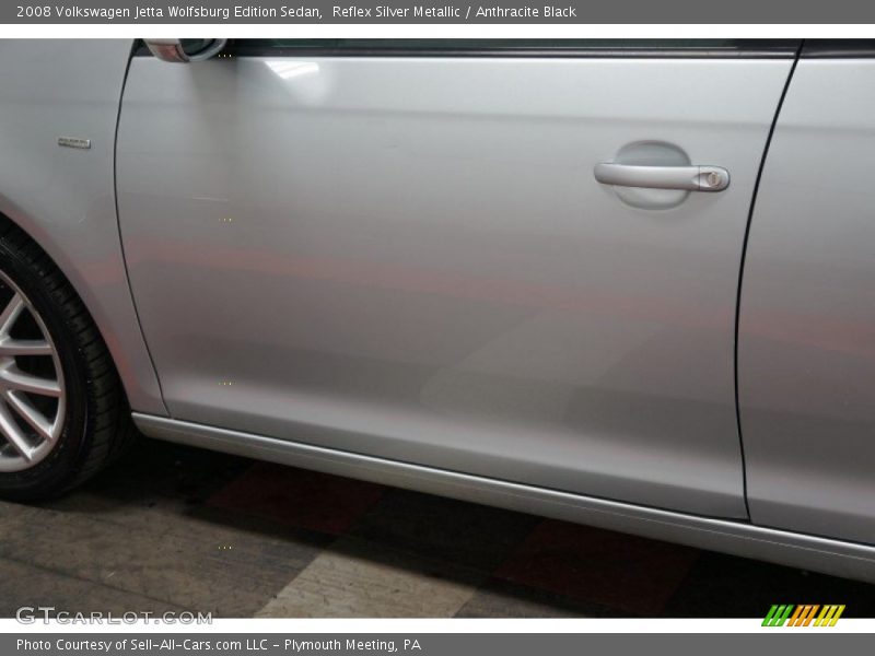Reflex Silver Metallic / Anthracite Black 2008 Volkswagen Jetta Wolfsburg Edition Sedan