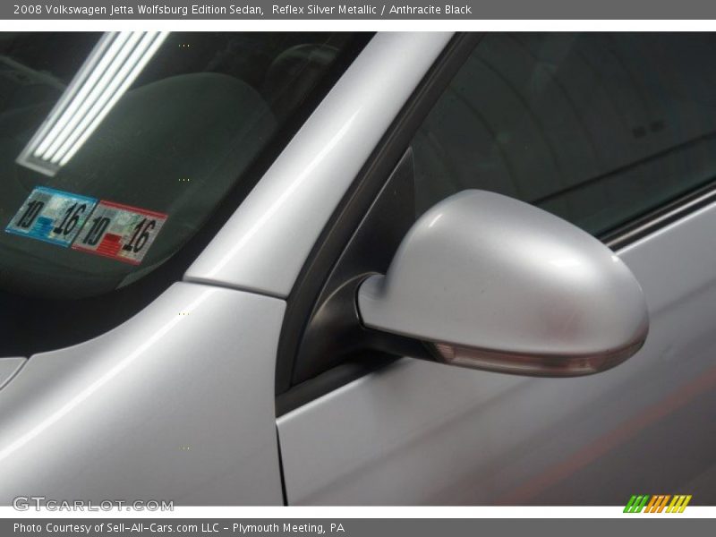 Reflex Silver Metallic / Anthracite Black 2008 Volkswagen Jetta Wolfsburg Edition Sedan