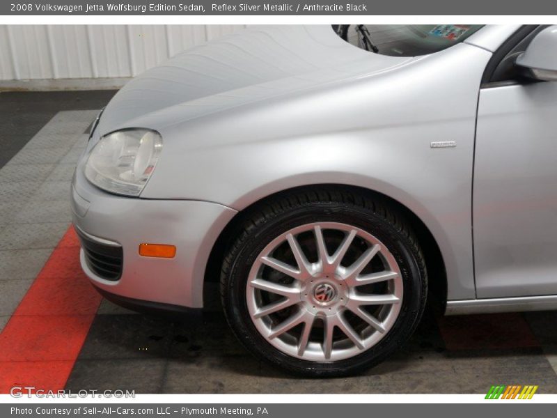 Reflex Silver Metallic / Anthracite Black 2008 Volkswagen Jetta Wolfsburg Edition Sedan