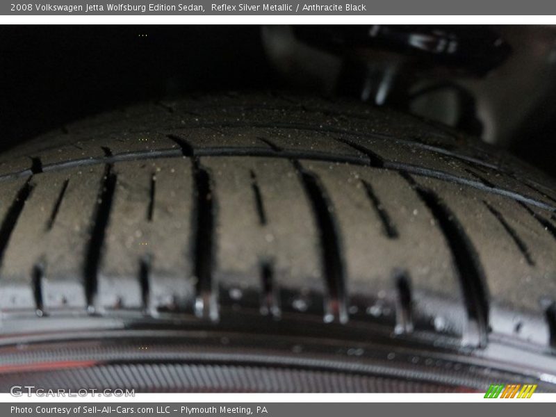 Reflex Silver Metallic / Anthracite Black 2008 Volkswagen Jetta Wolfsburg Edition Sedan