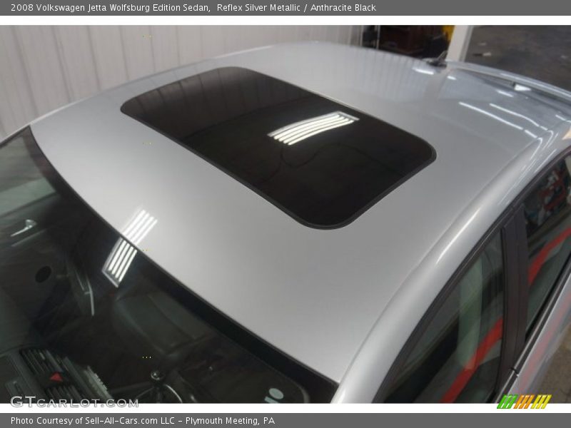 Reflex Silver Metallic / Anthracite Black 2008 Volkswagen Jetta Wolfsburg Edition Sedan