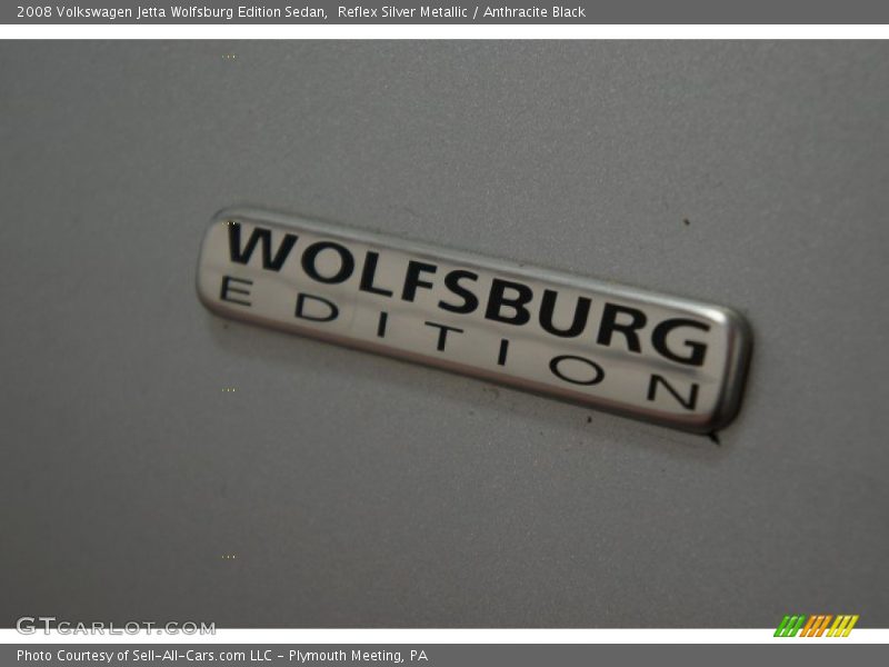 Reflex Silver Metallic / Anthracite Black 2008 Volkswagen Jetta Wolfsburg Edition Sedan