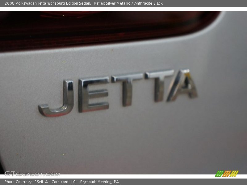 Reflex Silver Metallic / Anthracite Black 2008 Volkswagen Jetta Wolfsburg Edition Sedan