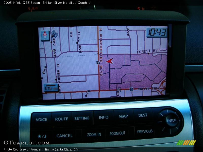 Brilliant Silver Metallic / Graphite 2005 Infiniti G 35 Sedan
