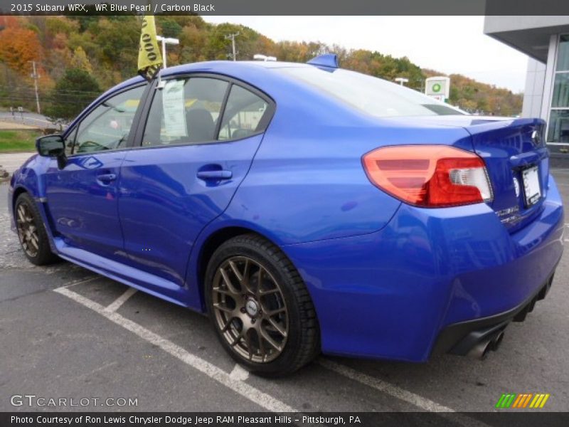 WR Blue Pearl / Carbon Black 2015 Subaru WRX