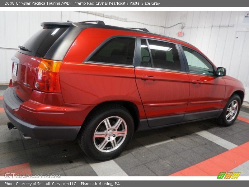 Inferno Red Crystal Pearlcoat / Pastel Slate Gray 2008 Chrysler Pacifica Touring AWD