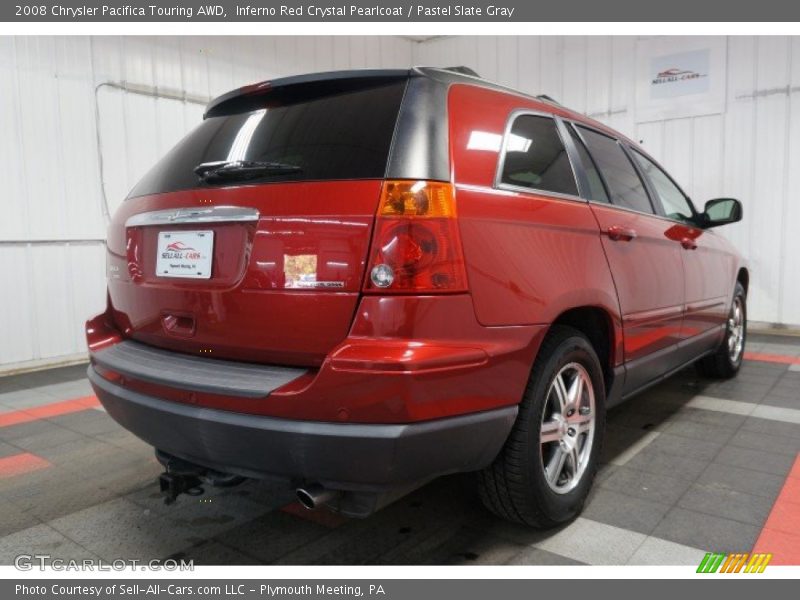 Inferno Red Crystal Pearlcoat / Pastel Slate Gray 2008 Chrysler Pacifica Touring AWD