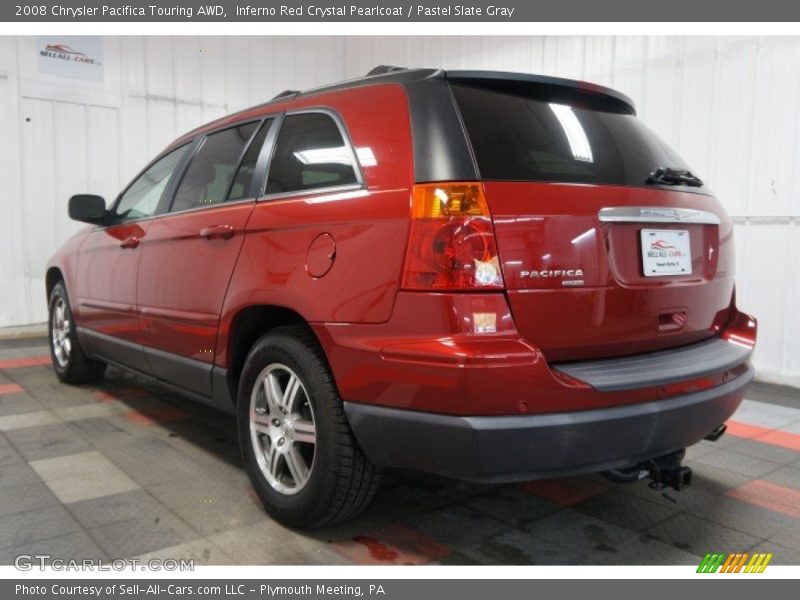 Inferno Red Crystal Pearlcoat / Pastel Slate Gray 2008 Chrysler Pacifica Touring AWD
