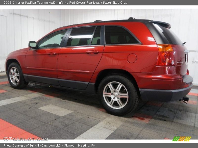 Inferno Red Crystal Pearlcoat / Pastel Slate Gray 2008 Chrysler Pacifica Touring AWD