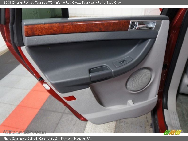 Inferno Red Crystal Pearlcoat / Pastel Slate Gray 2008 Chrysler Pacifica Touring AWD