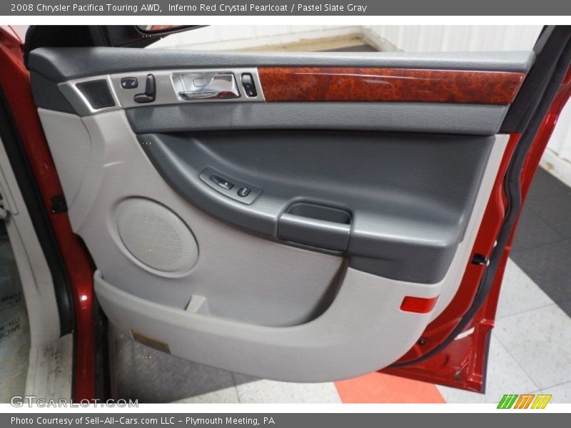 Inferno Red Crystal Pearlcoat / Pastel Slate Gray 2008 Chrysler Pacifica Touring AWD
