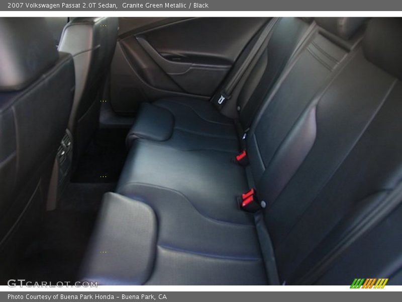 Granite Green Metallic / Black 2007 Volkswagen Passat 2.0T Sedan