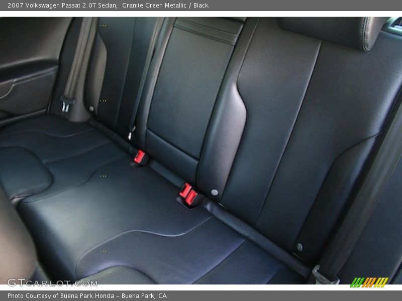 Granite Green Metallic / Black 2007 Volkswagen Passat 2.0T Sedan