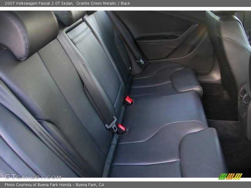 Granite Green Metallic / Black 2007 Volkswagen Passat 2.0T Sedan