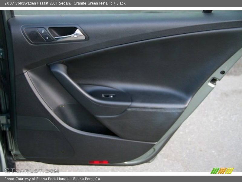 Granite Green Metallic / Black 2007 Volkswagen Passat 2.0T Sedan